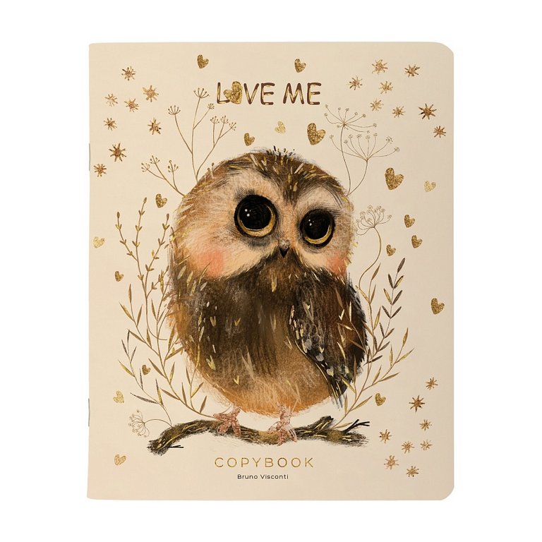 Тетрадь 48 лист кл. А5 на скрепке "LOVE ME. FUNNY ANIMALS" ассорти