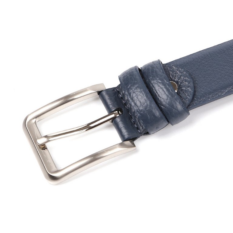 Ремень FABRETTI женский, натуральная кожа, размер 120, тём синий