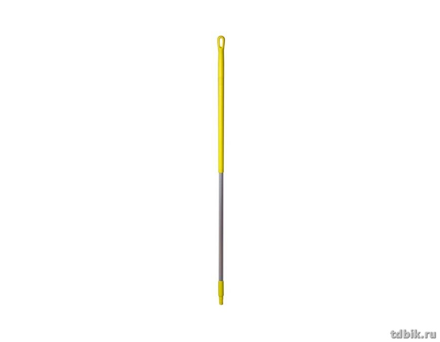 Черенок для уборочного инвентаря Vikan алюминиевый 1260см, цв. желтый