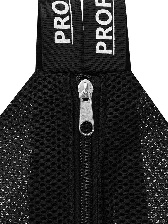 Сумка-рюкзак для обуви  черная 25,5*54*22 см на молнии