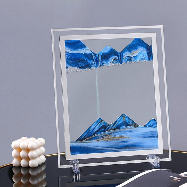 Антистресс картина  "Майя", 13*18 см, песок синий