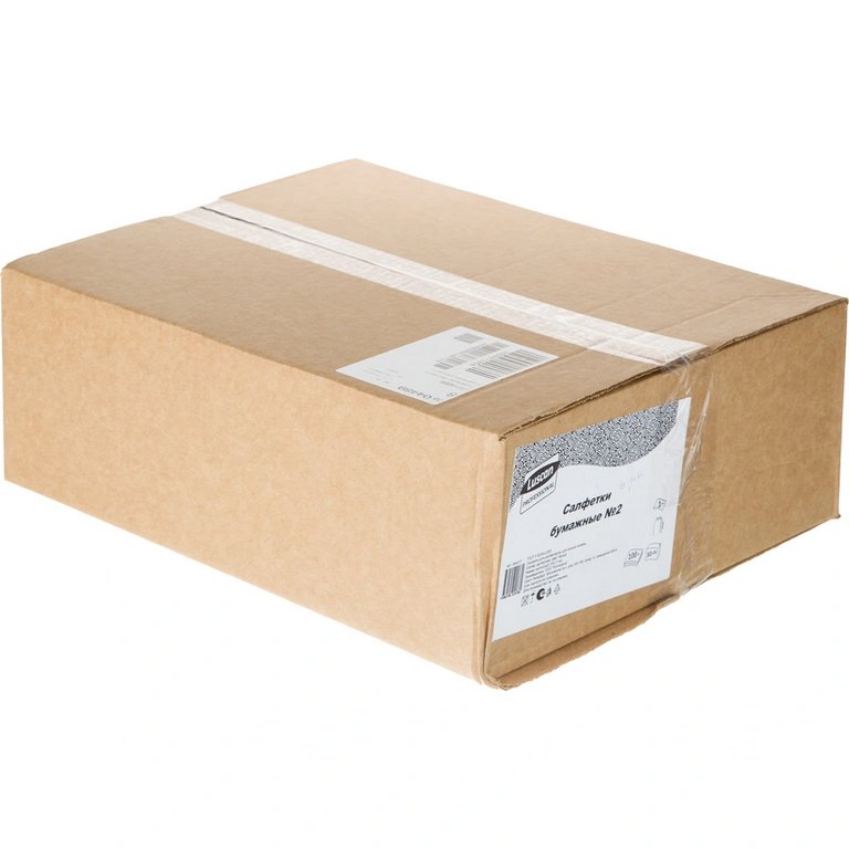 Полотенце бумажное для диспенсера в пачке Luscan N2  1сл. 100л., 30 пач/уп 16*17 см