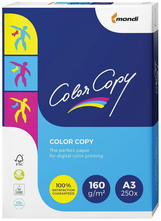 Бумага для полноцв. печати Color Copy А3 (297*420мм) 160 гр. (250л)