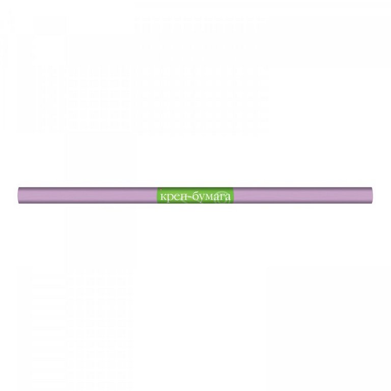 Бумага креповая 50*250 пастель сиреневая, в рулоне, Альт