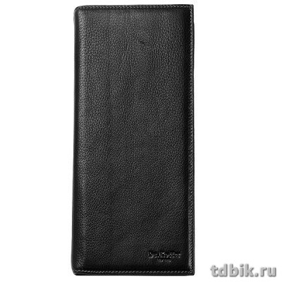 Визитница Dr.Koffer 27*11см на 96 визиток, черная
