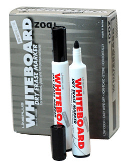 Маркер для доски Line Plus 2 мм черный круг.