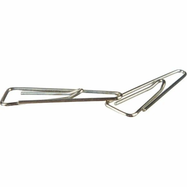 Скрепки 31 мм 100 шт/уп никелированные треугольные с загнутым краем Globus С31-100 Н