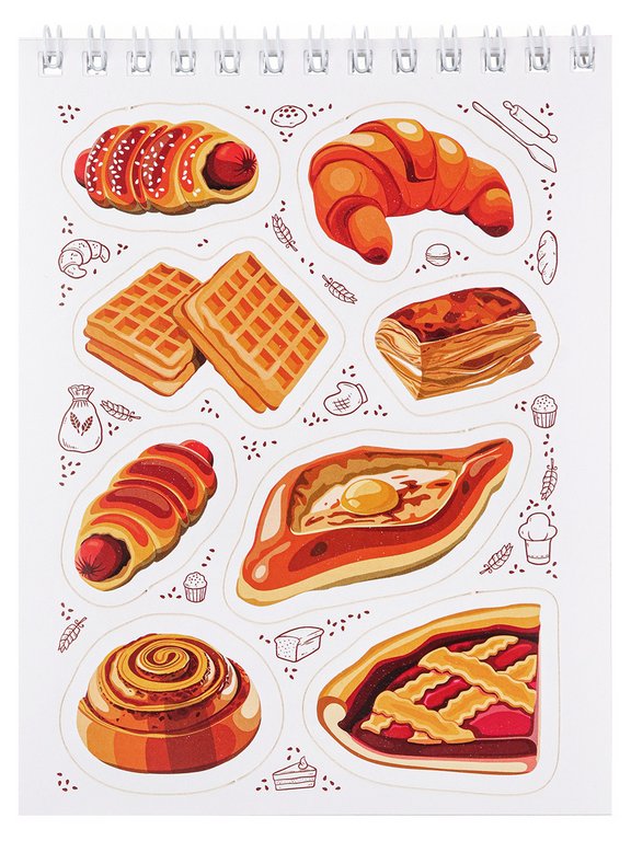 Набор наклеек 150 шт "Мои вкусняшки" MILAND