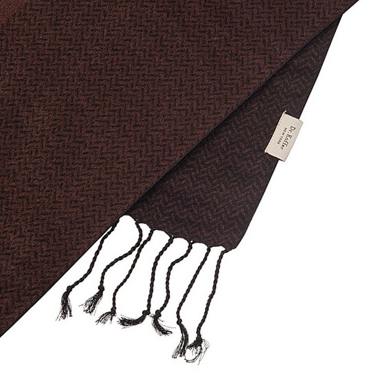 Шарф мужской Dr.Koffer 30x200 см, 50% шелк, 50% вискоза