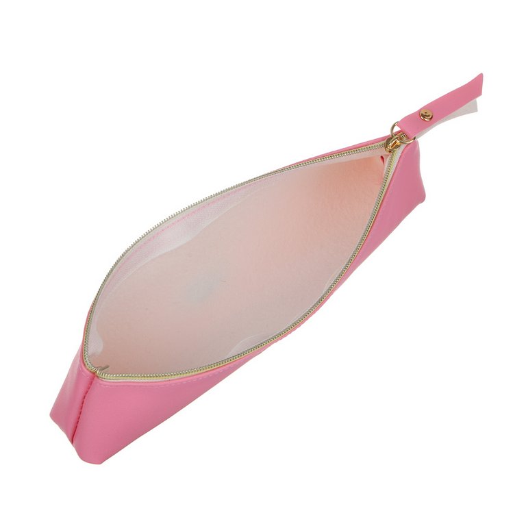 Пенал  для девочки 20х4,5х3,5см, искусственная кожа (ассорти)