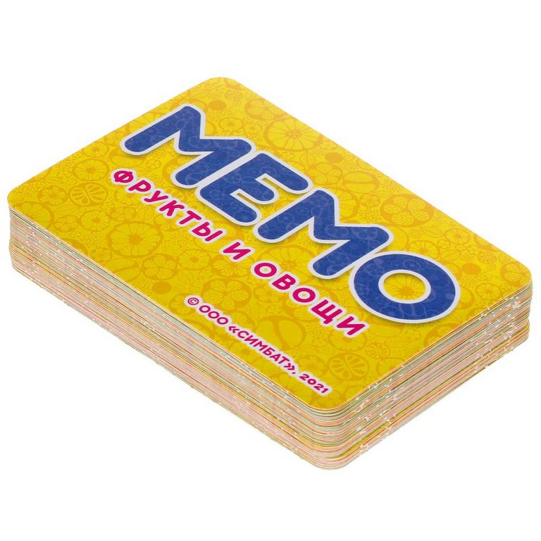 Игра настольная  Мемо "Фрукты и овощи" Умные игры