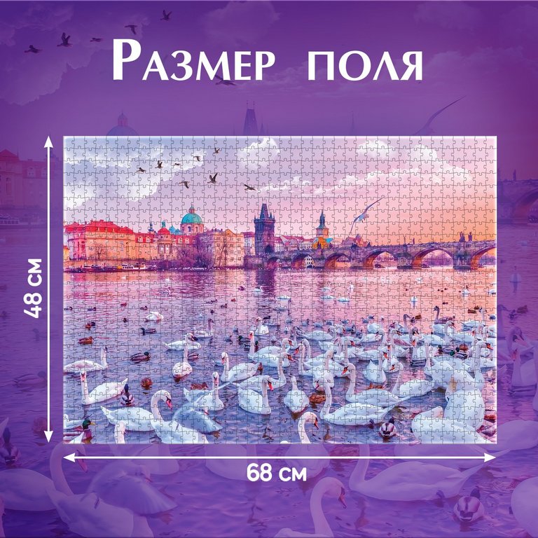 Пазлы 1000 дет. "Фантастические мечты" Puzzle Time 12+