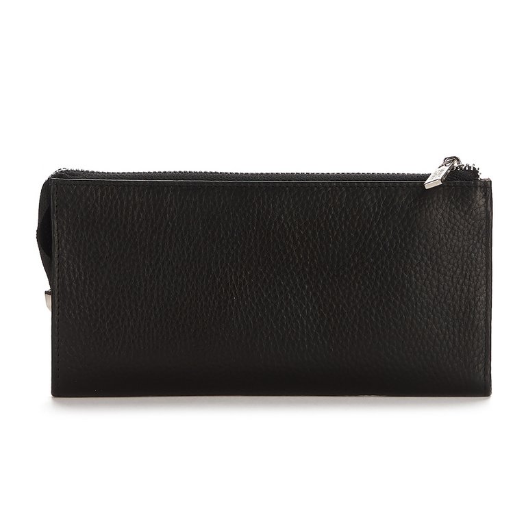 Портмоне Jane's Story женское 18см, нат.кожа, черное