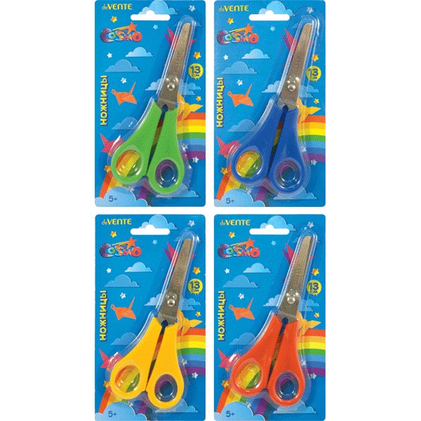 Ножницы 130 мм детские закругленные лезвия, deVENTE "Cosmo"