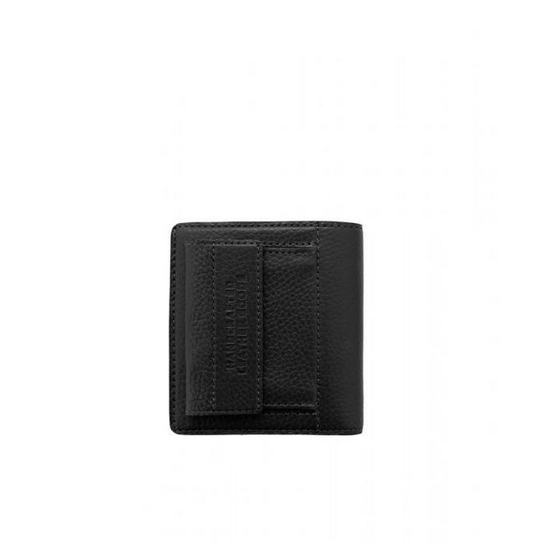 Набор подарочный Макей нат. кожа черный (обложка для паспорта+портмоне)