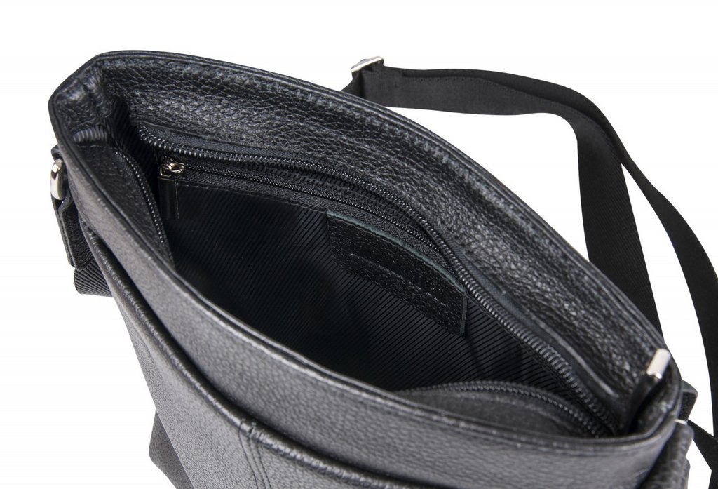 Планшет Franchesco Mariscotti 21,5*24*4см натур. кожа, черный