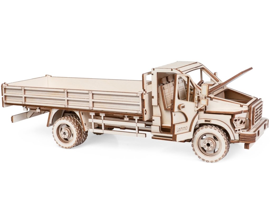 Сборная модель из дерева  186 дет. "Грузовик Гефест" 390*123*120мм