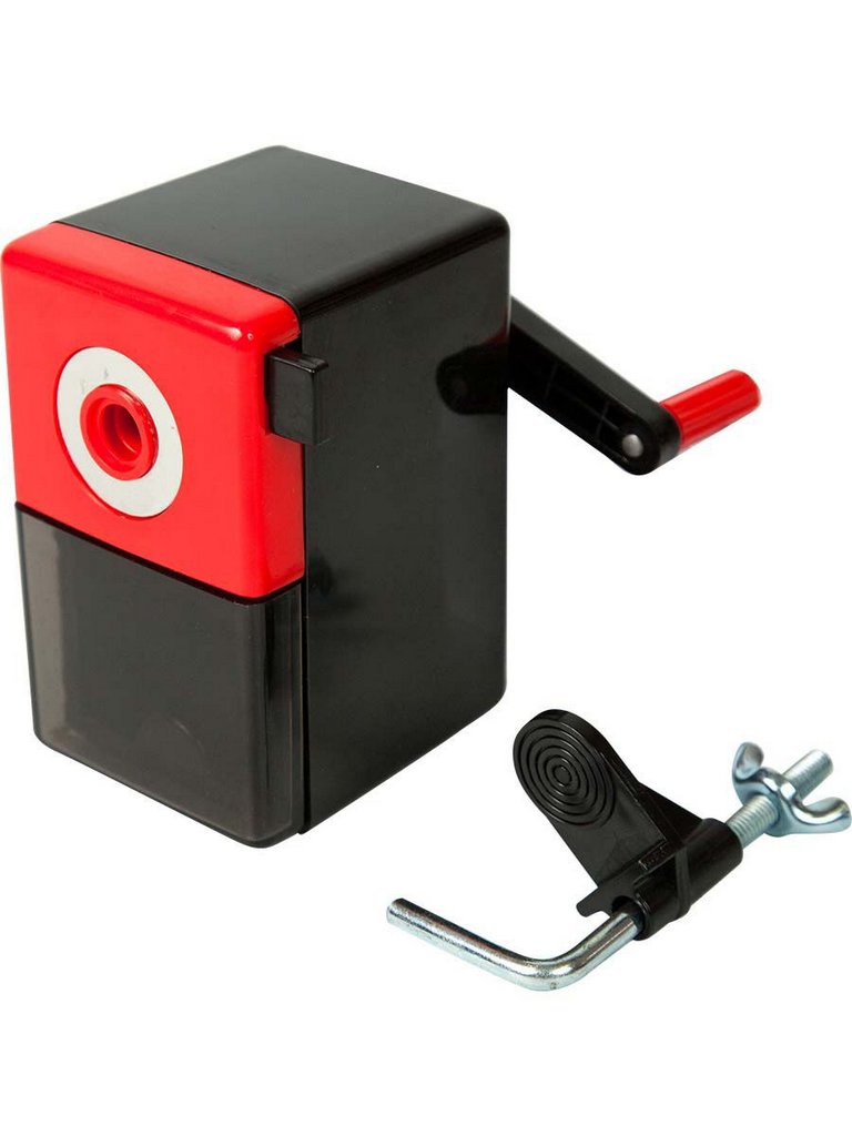 Точилка механическая пластиковый корпус deVENTE (70x110x100мм) с креплением к столу