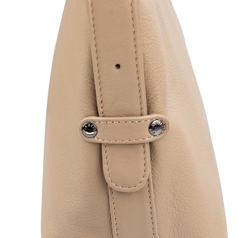 Сумка женская Dr.Koffer 32х23х12см см, нат.кожа бежевая