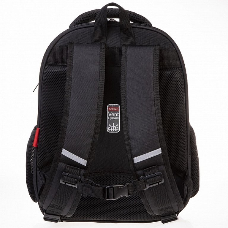 Рюкзак каркасный для мальчика Hatber Ergonomic "Autosport" (материал с 3D эффектом) 29*38*16см,