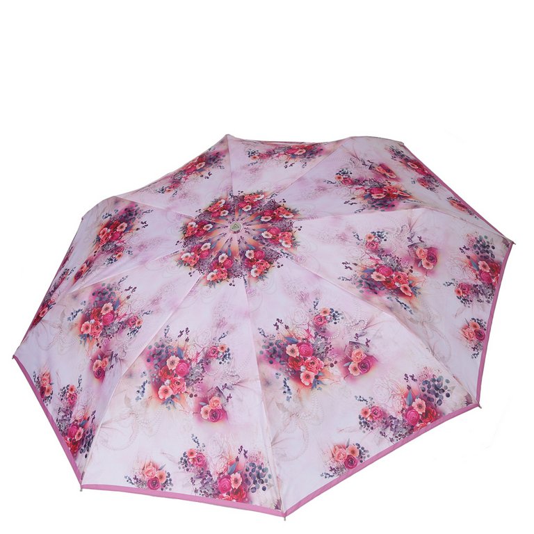 Зонт женский суперавтомат Fabretti, облегченный, 3 сложения, эпонж