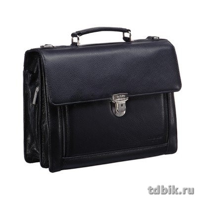 Портфель Dr.Koffer 30*38*12см, нат. кожа, черный