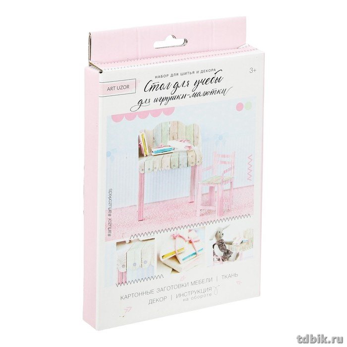 Игрушка своими руками Мебель для куклы-малютки "Письменный столик" ART UZOR