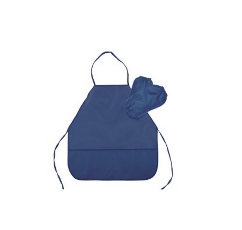 Фартук д/труда + нарукавники, с 3 карманами темно-синий deVENTE