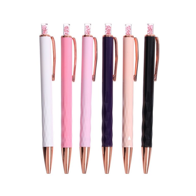 Ручка гелевая Beifa в футляре, автоматическая, черная 0,5мм, цв. корпуса ассорти