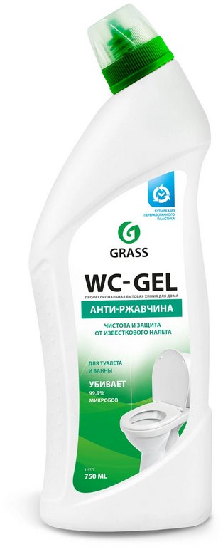 Средство для сантехники WC-GEL 750 мл., гель, утенок (GRASS) Средство для сантехники WC-GEL 750 мл., гель, утенок (GRASS)