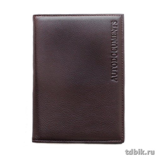 Бумажник водителя D.Morelli "Brown", нат. кожа