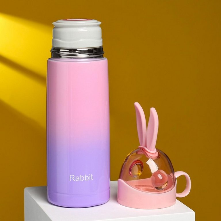 Термос детский "Счастливый зайчик" 350мл, в ассортименте