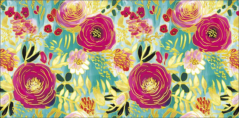 Конверт (для денег) без надписи (цветы)