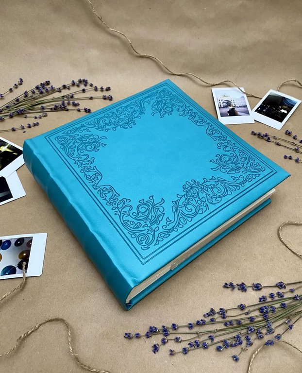 Фотоальбом 200 фото 10*15см "savage garden green. Делюкс" 22*22 см обложка картон, ПП карман