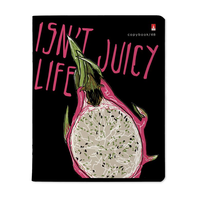 Тетрадь 48 лист кл. А5 на скрепке "JUICY LIFE" 5 ВИДОВ