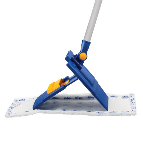 Швабра ЛАЙМА (насадка из микрофибра/абразив, ручка 120см)