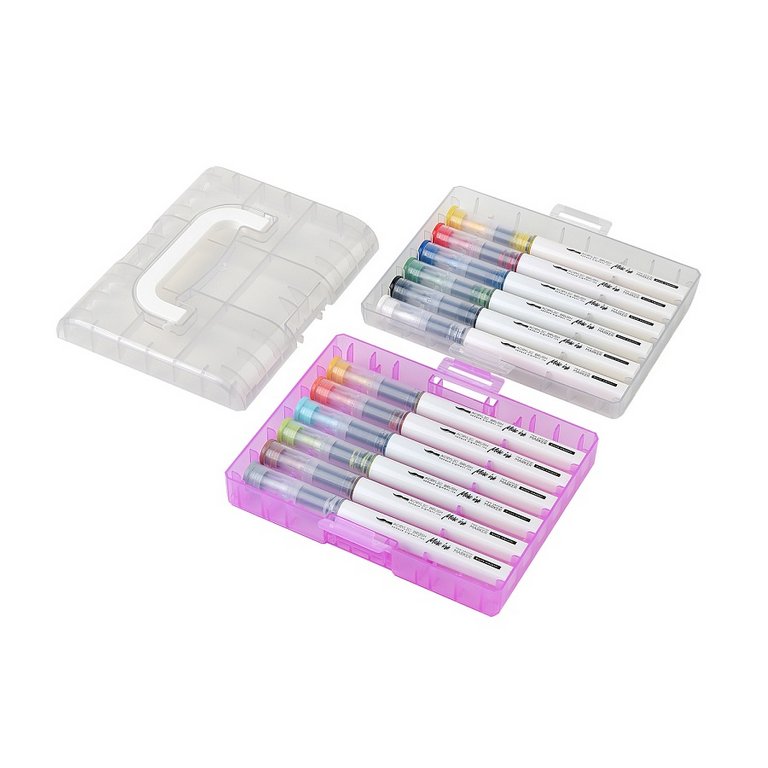 Набор маркеров-кистей акриловых 12 цв. Bruno Visconti  "LOVE ME"