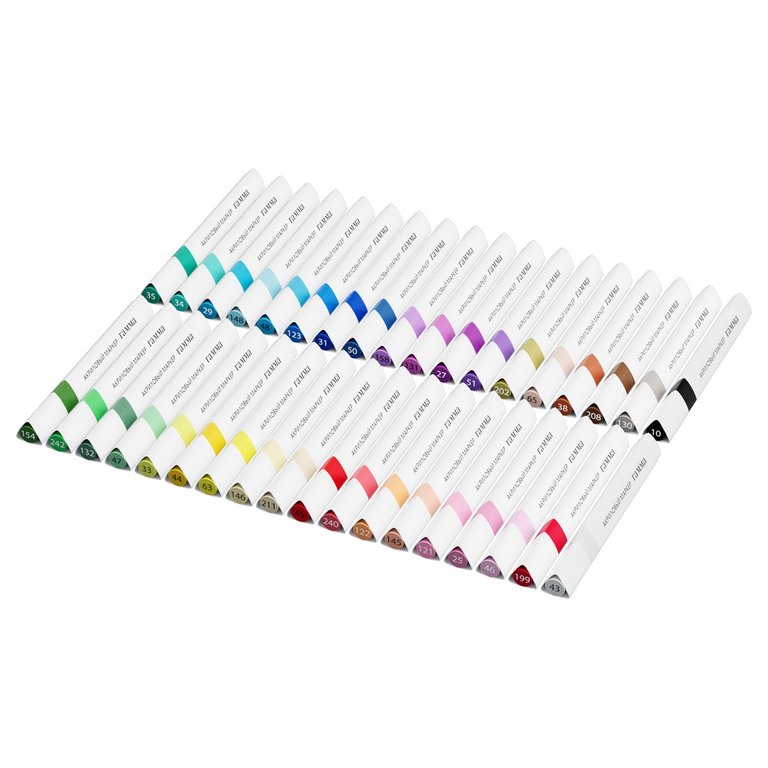 Набор маркеров акриловых 36 цв. Гамма "Классические" трёхгранные