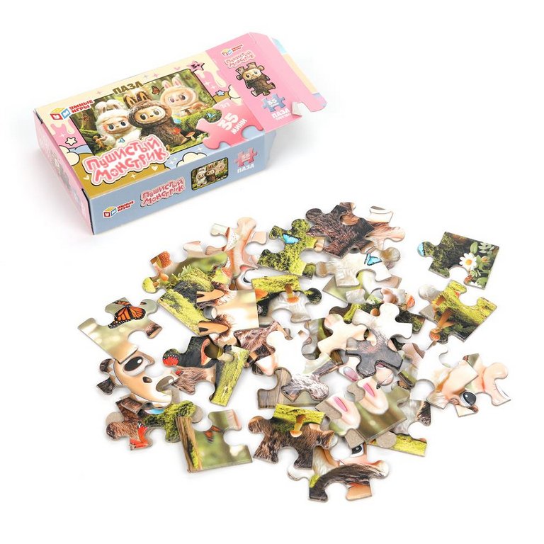 Пазлы   35 дет. "Пушистый монстрик" Умные игры