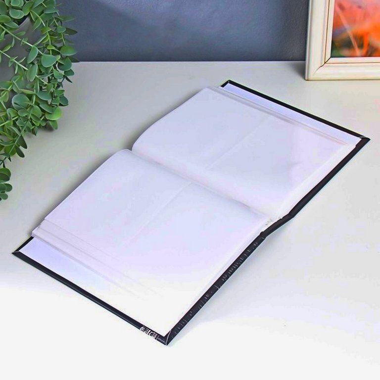 Фотоальбом 304 фото 10*15см "Heritage" твердая обложка, черный