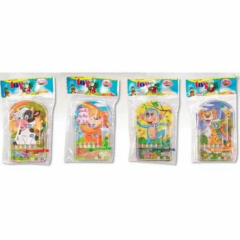 Игрушка Пинбол "Звери" пластик Bondibon