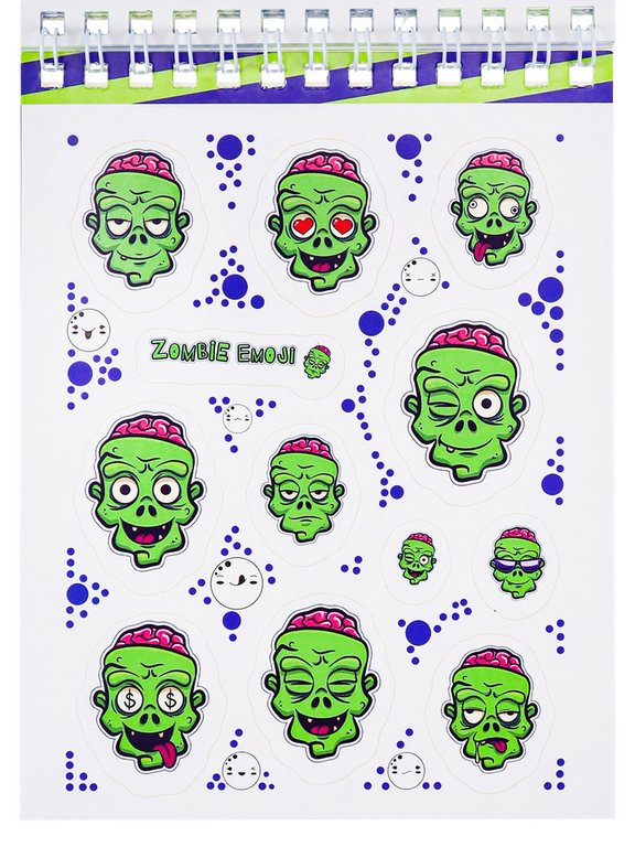 Набор наклеек 150 шт "Мои смайлики" 16л., А6, MILAND