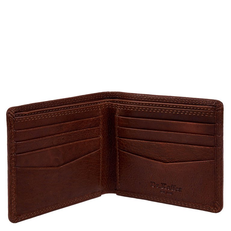 Портмоне Dr.Koffer 11*9,5 см, нат. кожа, светло-коричневый