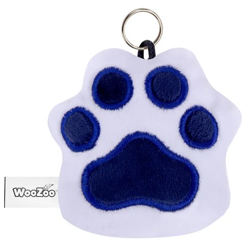 Брелок "Кошачья лапка" ассорти (ткань вельбоа)  10*10 см