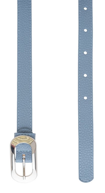 Ремень Alliance нат. кожа,  ширина 20мм, лазурь