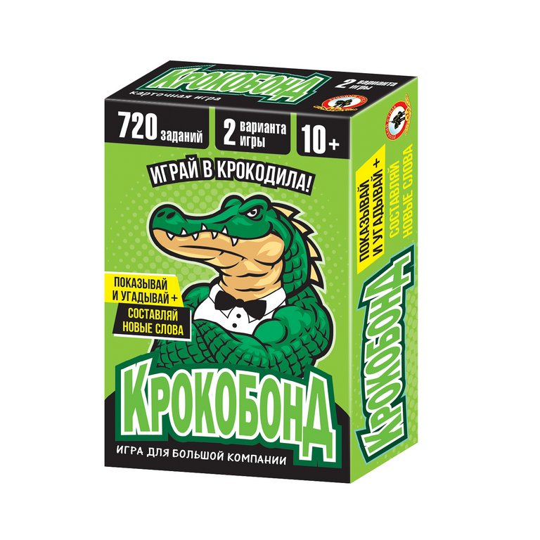 Игра настольная  10+ с карточками "Крокобонд" Русский стиль