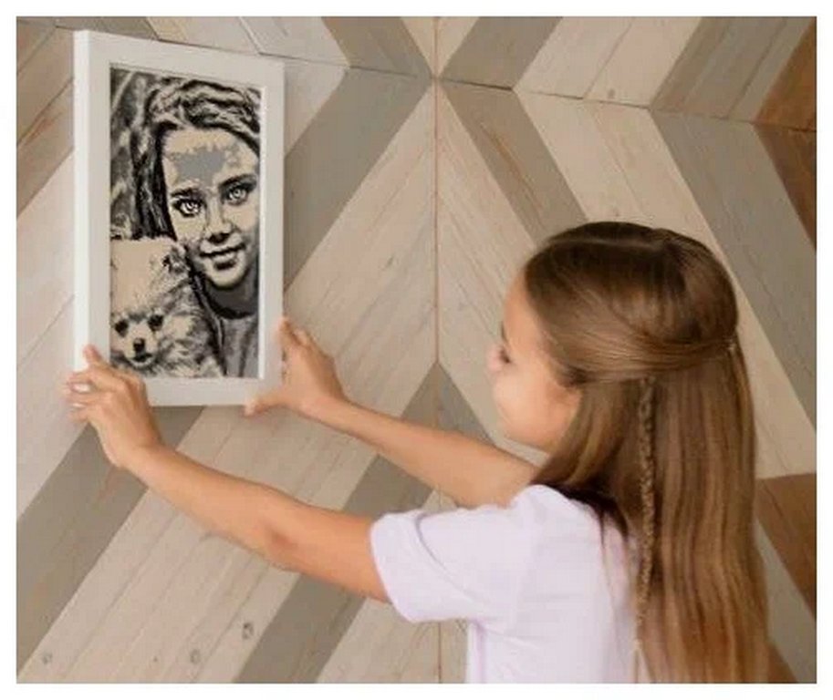 Алмазная фото-мозаика  А4 QBRIX ORIGINAL