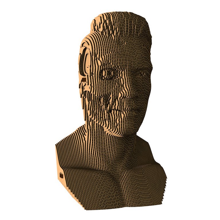 Сборная модель из гофрокартона "Терминатор" h=19см, 89 дет, 6+, 5cult