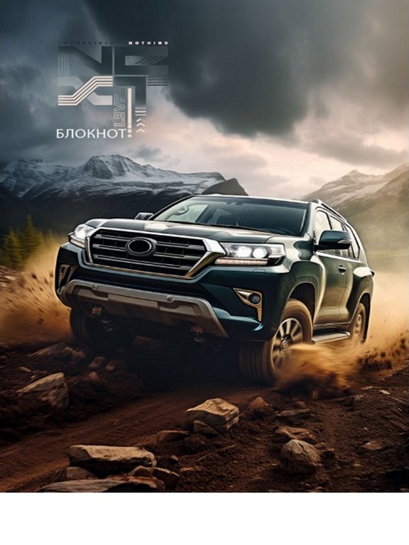 Блокнот А6  40л., 100*146 мм, на гребне Prof-Press "Авто и природа"