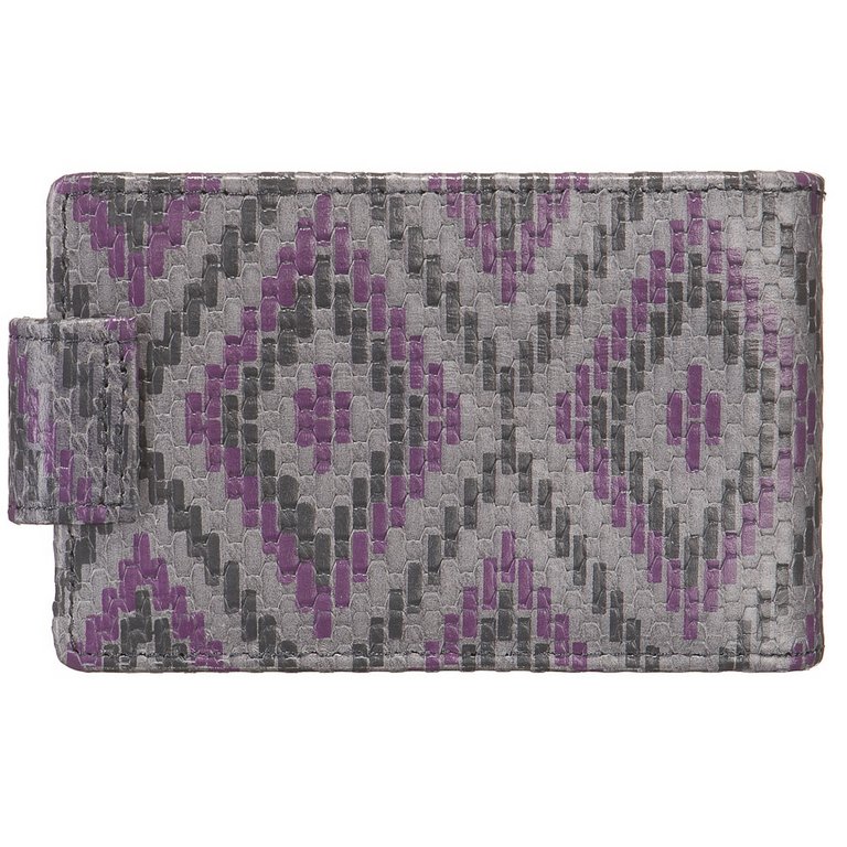 Визитница Dr.Koffer 11*7см на 48 визиток, цв. серый